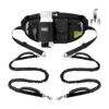 Hands-Free Dog Leash for 2 Dogs with Adjustable Running Belt and Reflective Stitching