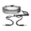 Hands-Free Dog Leash for Large Dogs, 2-Dog Leash with Shock-Absorbing Rope