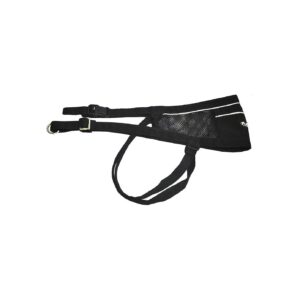 Hands Free Dog Walking Belt for 2 Dogs or One Dog with Reflective Bands and Pocket