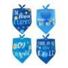 Hanukkah Dog Bandanas with Reversible Triangle Bibs for Pet Holiday Costume Accessories