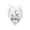 Happy Birthday Dog Bandana for Puppy 1st Birthday Party Decoration