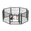 Happy Pet Metal Dog Playpen for Small Breed Dogs Large Space