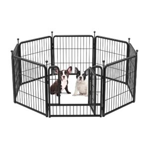 Happy Pet Metal Dog Playpen for Small Breed Dogs Large Space