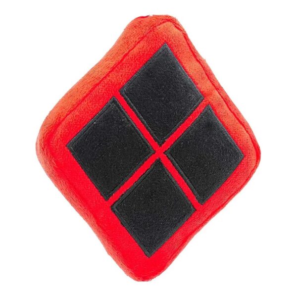 Harley Quinn Diamond Icon Red Black, Adult Dog Play Fun