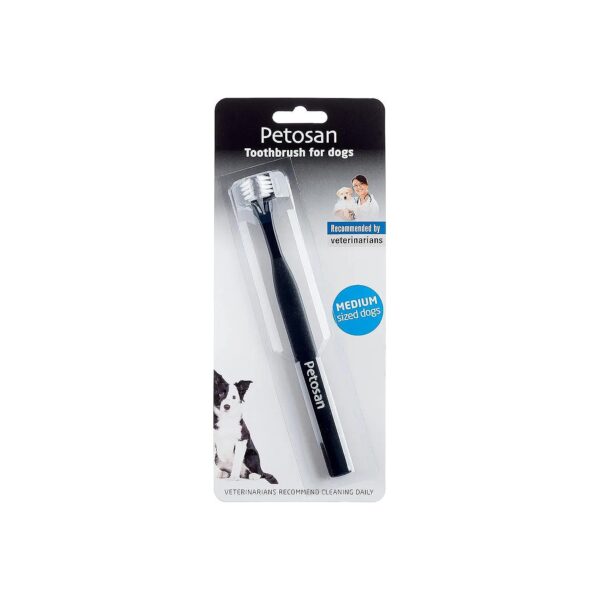 Headed Toothbrush for Medium Dogs Cleans Teeth Efficiently