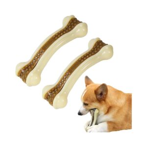 Healthy Chew Toys for Small and Medium Breed Dogs Real Beef Flavor and Durable Nylon