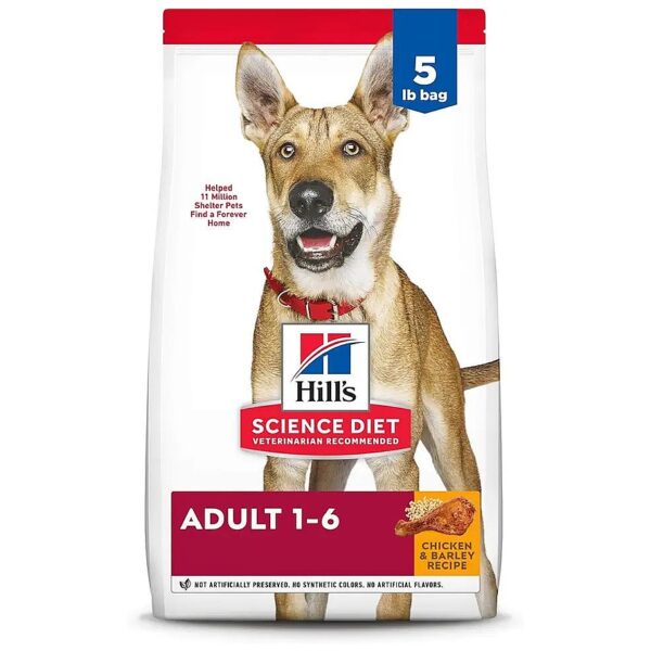 Healthy Digestion and Coat Maintenance Dog Food with Barley and Chicken