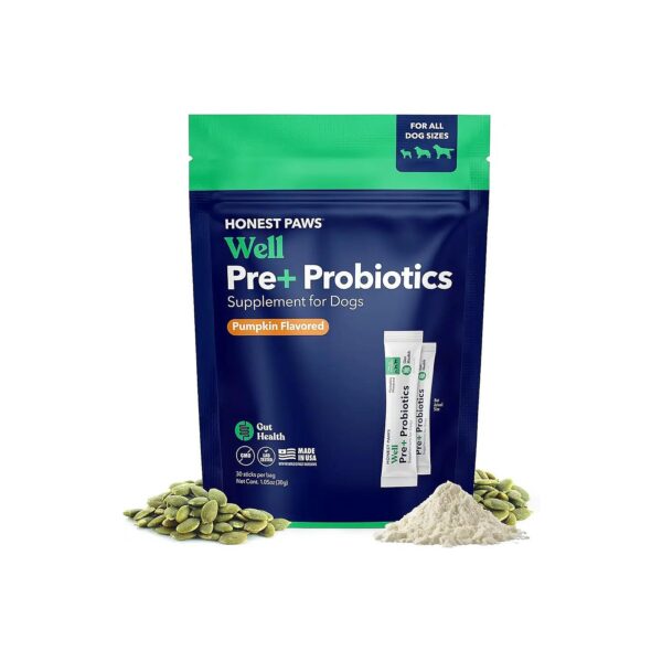 Healthy Probiotics for Dogs with Pumpkin Flavor for Digestive and Immune Support