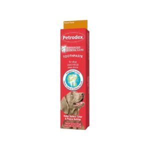 Healthy Teeth and Gums with Peanut Flavor Enzymatic Toothpaste for Dogs