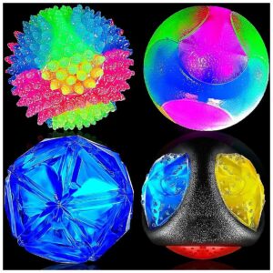 Healthy and Colorful LED Dog Ball Set for Happy and Active Pets