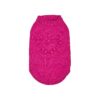 Heart-Shaped Pink Crewneck Dog Sweater for Valentine's Day Fashion for Small Female Dogs