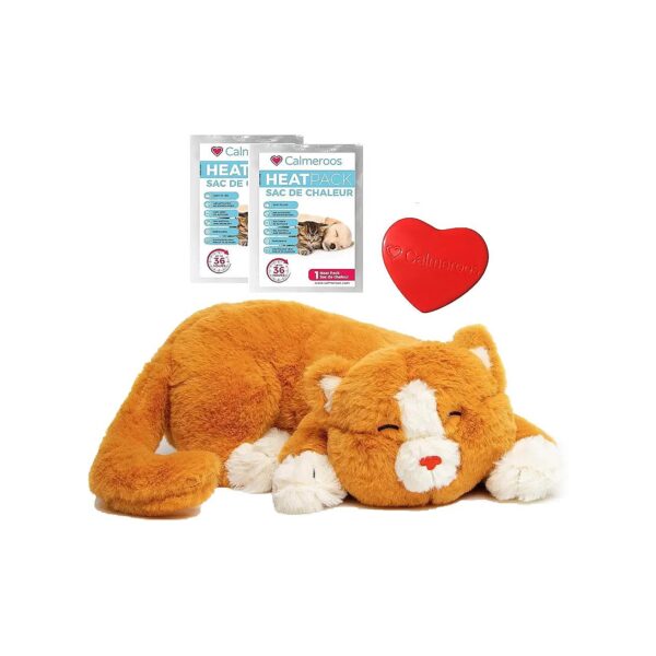 Heartbeat Simulating Pillow Toy for Kitten Separation Anxiety Relief