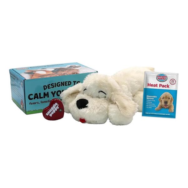 Heartbeat Stuffed Toy for Dogs Calming Aid Pet Anxiety Relief Golden