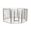 Heavy Duty 24" Tall 8-Panel Metal Dog Playpen for Medium to Large Breeds