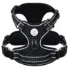 Heavy Duty Adjustable Dog Harness with Reflective Padded Handle for Medium Sized Dogs