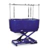 Heavy Duty Blue Polypro Lift Grooming Tub with Modern Design