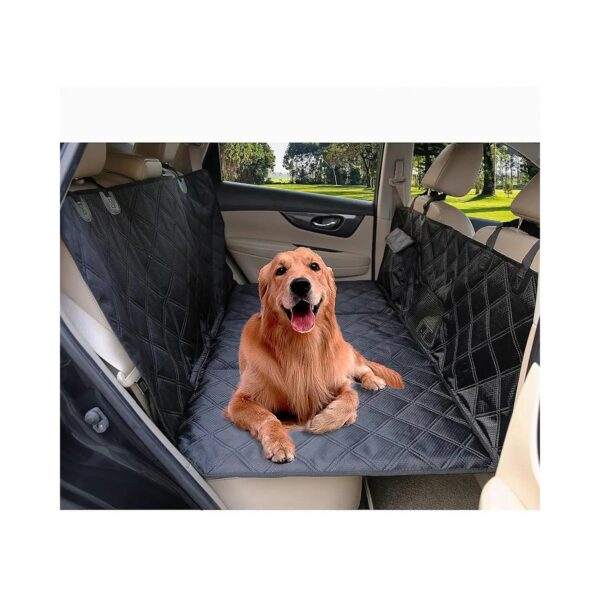 Heavy Duty Car Back Seat Extender for Large Dogs with MDF and Foam Padding for Comfort