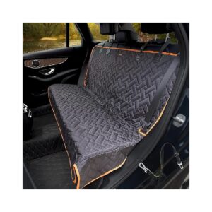 Heavy Duty Dog Bench Seat Cover for Most Cars and SUVs with Easy Install and Clean