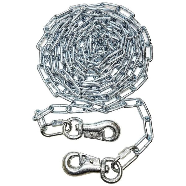 Heavy Duty Dog Chain for Medium to Large Dogs with 520lbs Capacity 20FT Silver