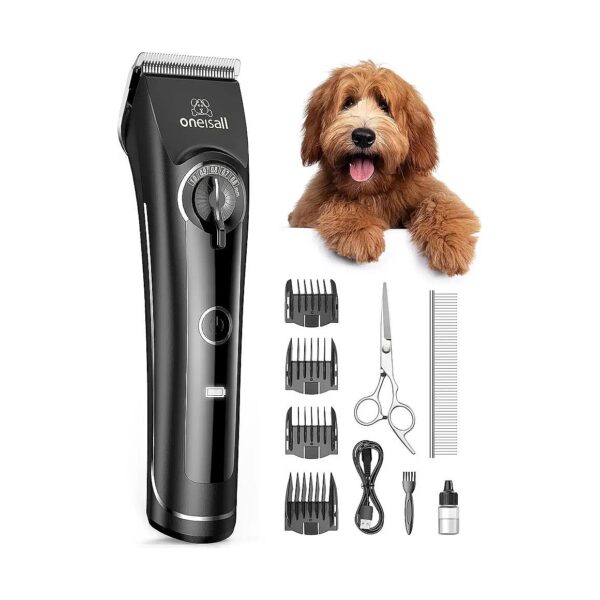 Heavy Duty Dog Clippers with Low Noise Motor for Doodles and Poodles Grooming