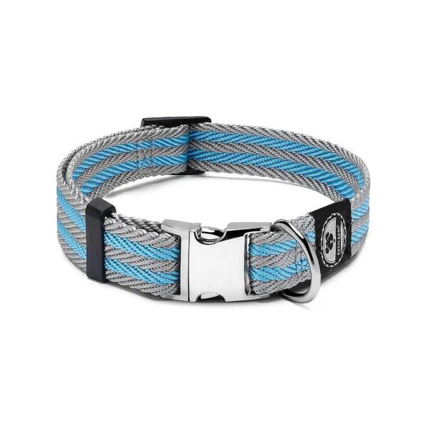 Heavy Duty Dog Collar with Metal Buckle and D Ring for Large and Small Dogs