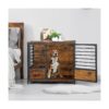 Heavy Duty Dog Crate Furniture with Storage for Small Space Living Rooms