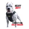 Heavy Duty Dog Harness Vest for Large and Extra Large Dogs with Metal Clips