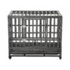 Heavy Duty Dog Kennel Crate with Four Wheels, Perfect for Medium to Large Dogs