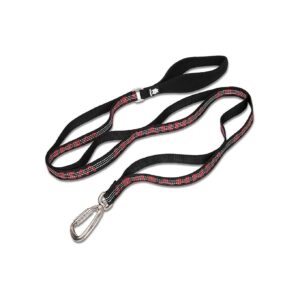 Heavy Duty Dog Leash with Reflective Stripes for Enhanced Visibility