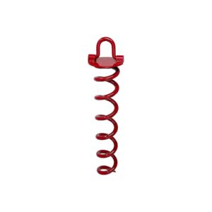 Heavy Duty Dog Tie Out Stake for Yard, Park, or Beach Use with Swivel Ring