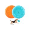 Heavy Duty Durable Dog Flying Disc for Large Medium Small Dogs Soft Rubber Chew Toys