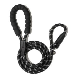 Heavy Duty Loop Rope Leash for Dogs with Padded Comfort Handle