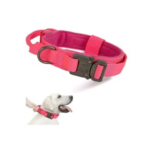 Heavy Duty Metal Buckle, and Control Handle for Medium Dogs