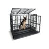 Heavy Duty Metal Dog Crate for Training Large Dogs Indoor and Outdoor with Removable Tray