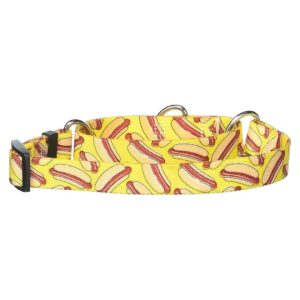 Heavy-Duty Polyester Martingale Collar with Weather-Resistant Design for Active Dogs