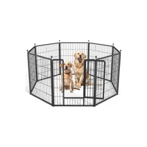 Heavy Duty Portable Dog Pen for Large Medium Small Dogs with 8 Panels