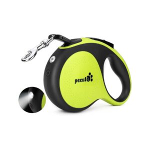 Heavy-Duty Retractable Dog Leash for Dogs Up to 66 Pounds with Anti-Slip Handle