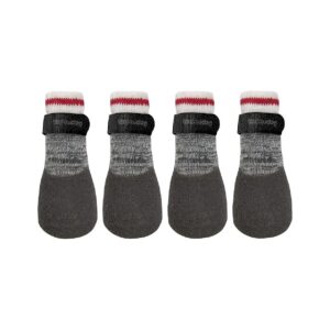 Heavy Duty Rubber Dipped Socks for X-Large Dogs with Weather Resistance