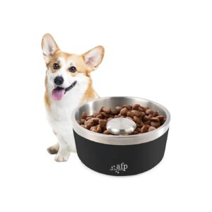 Heavy Duty Stainless Steel Dog Food Bowls for Small and Large Breeds