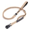 Heavy Duty Tactical Dog Leash for Large Dogs with Reflective Bungee and Frog Clip