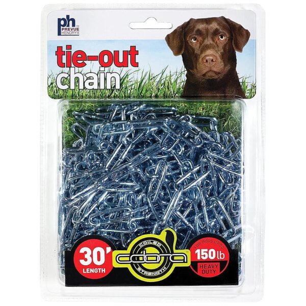 Heavy Duty Tie-Out Chain for Large and Small Dogs