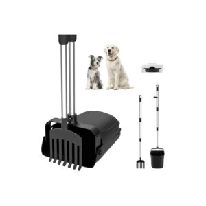 Heavy Duty Waste Bags and Long Handle Pet Waste Scooper for Large Dogs