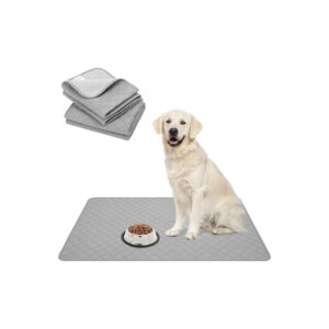 Heavy Duty Waterproof Dog Food Mats for Multiple Pets