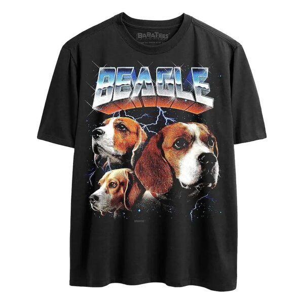 Heavy Metal Style Australian Shepherd Graphic Tees for Dog Lovers and Dog Owners