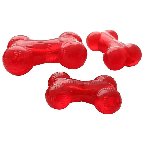 Heavy Weight Rubber Bone with Hollow Centre for Small Aggressive Chewers