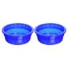 Heavy Weight Translucent Dog Food Bowls, 52-Ounce Per Bowl