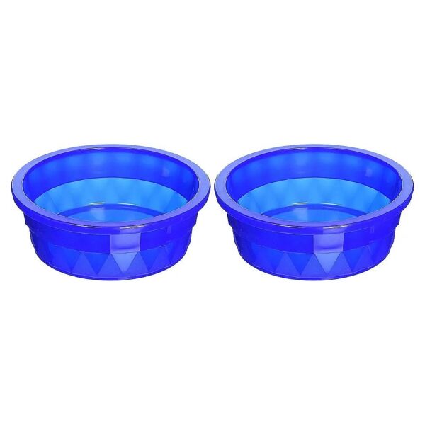 Heavy Weight Translucent Dog Food Bowls, 52-Ounce Per Bowl