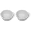 Heavyweight Crock Dish Set for Multiple Pets 20-Ounce Capacity Pack of Two