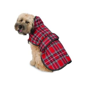 Heavyweight Dog Coat with Full Chest Coverage and Leash Opening for Large Dogs