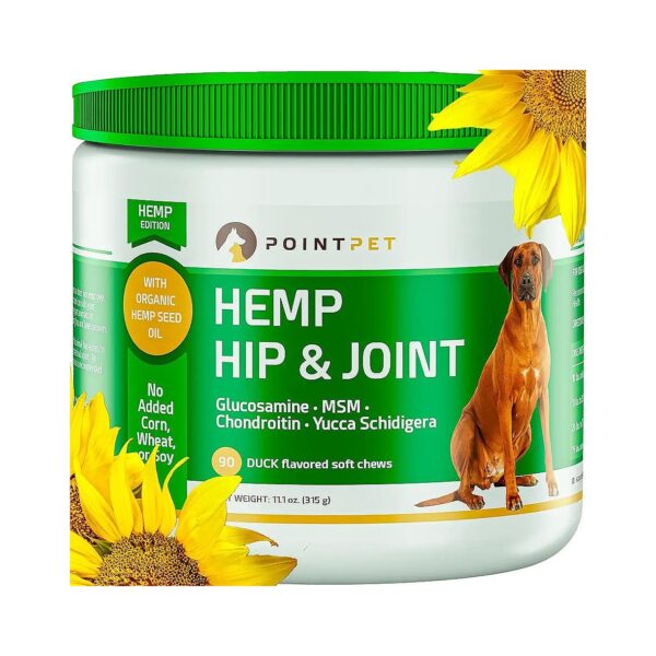 Hemp Based Joint Health Supplement for Dogs with Natural Anti Inflammatory Properties